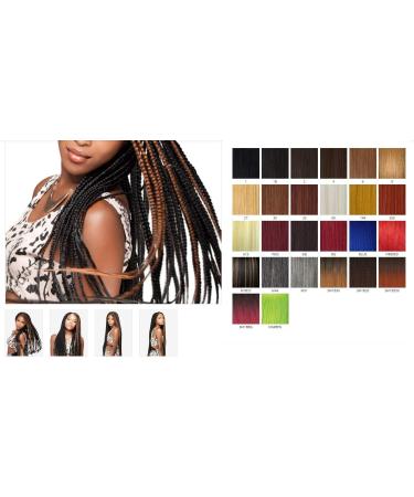 X-pression Premium Original Hair Braid (Pack of 4 SM1B/BG) SM1B/BG pack of 4 - Buy Online on SooperMarket.com