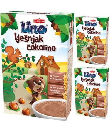 Podravka Hazelnut Cokolino Cereals Muesli Corn Flakes 200 Gram x 3 Pieces