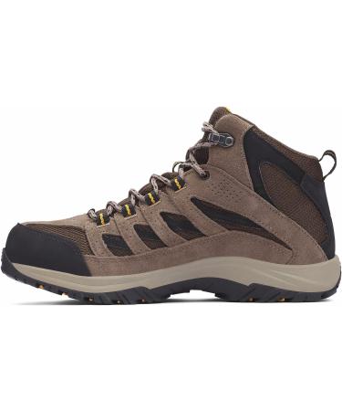 Columbia Men's Crestwood Mid Waterproof Hiking Shoe 9.5 - Cordovan/Squash - Buy Online on SooperMarket.com