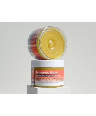 Joli Noir Turmeric Body Scrub | Exfoliating Sugar Scrub with Pure Cane Sugar & Pumice - Nourish & Revitalize Your Skin - Buy Online on SooperMarket.com