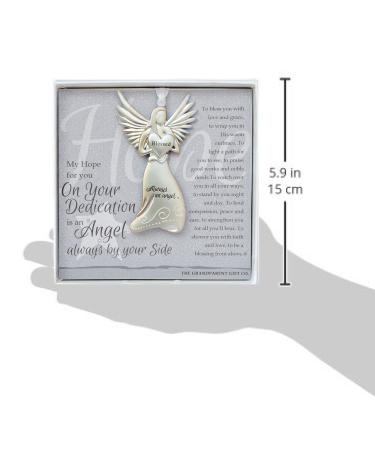 Dedication Gift Guardian Angel Medallion Ornament - Symbolic & Thoughtful Present - Buy Online on SooperMarket.com
