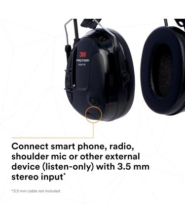 3M Peltor ProTac III Slim Hearing Protection Headset - Helmet Version - Black | Enhance Safety & Comfort - Buy Online on SooperMarket.com
