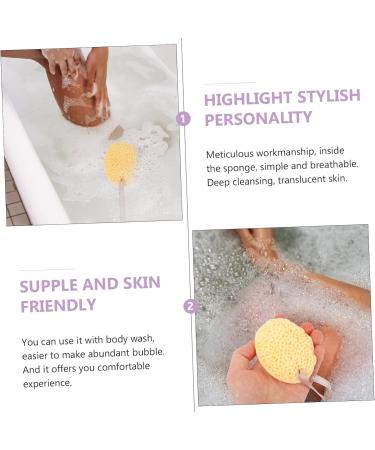 NOLITOY 4 Pcs Bath Ball Loofah Sponge - Honeycomb Shower Exfoliating Scrubbers for Baby & Skin-Friendly Cleaning Supplies - Buy Online on SooperMarket.com