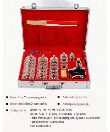 LIANGJUANG cupping set silicone cupping therapy set lure cupping therapy sets wood therapy massage tools kit Relieve Low Back Pain Blood Circulation Beautiful Packaging Non-Glass Chinese Health Vacuum - Buy Online on SooperMarket.com