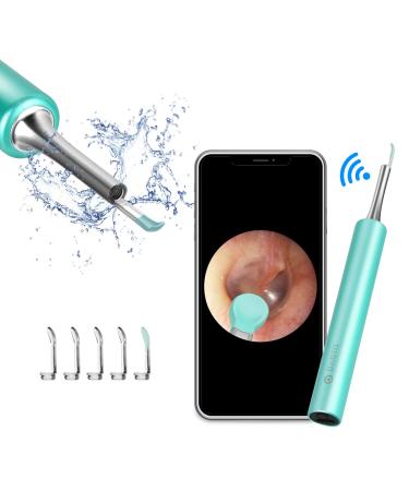 Ear Wax Removal Endoscope Digital Ear Otoscope Ear Wax Removal Tool 3.5mm 1080P FHD Ear Camera 6 Ear Scope Ear Wax Cleaner Tool for Android iOS Tablet