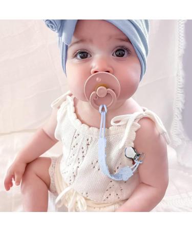 Kowlone Koala Bear Silicone Dummy Clip - Soother Pacifier Chain for Teething Baby - Grey Blue Design - Buy Online on SooperMarket.com