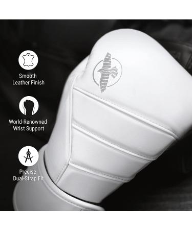 Hayabusa T3 Kanpeki Leather Boxing Gloves 16oz - Men and Women Training Sparring Heavy Bag Mitt Work - White - Buy Online on SooperMarket.com
