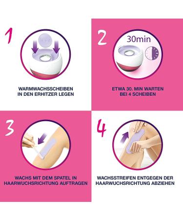 Veet Spawax Electric Warm Wax Set - 1 Device & 12 Wax Discs for Smooth Skin | International Shipping - Buy Online on SooperMarket.com