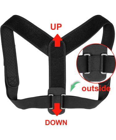 HIJJPS Adjustable Posture Corrector for Women & Men - Invisible Upper Back Brace for Pain Relief - Buy Online on SooperMarket.com