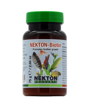 NEKTON-Biotin | Vitamin preparation for plumage formation for all birds | Made in Germany (75g) 75 g (1 pack)