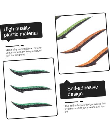 Mikinona Double Sided Tape 18 Pairs Anti Sweat Eyeliner Purple Duct Tape Adhesive Eye Line Strip Eyeliner Sticker Tool Man Eyes - Buy Online on SooperMarket.com