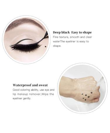 Dual Ended Waterproof Heart Stamp Eyeliner Pen | Long Lasting & Smudge Proof Eyeliner Makeup Tool - Buy Online on SooperMarket.com