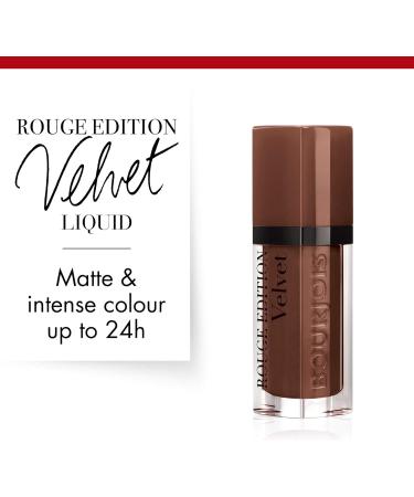 Bourjois Rouge Edition Velvet Liquid Lipstick 23 Chocolate Corset 6.7ml - Brown Lipstick - Buy Online on SooperMarket.com