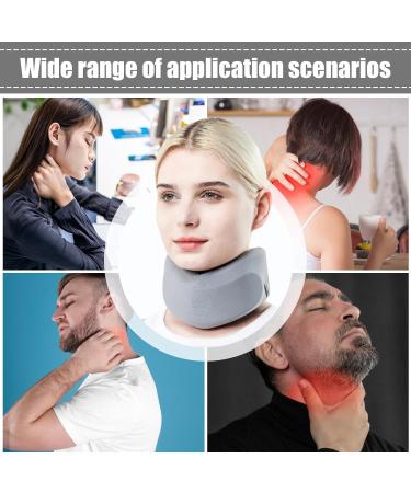 Cervical Neck Brace - Adjustable Foam Soft Wraps | Foam Cervical Collar Relieves Neck and Spine Pressure for Women & Men Keeps Vertebrae Stable - Buy Online on SooperMarket.com