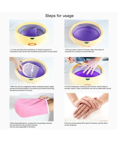 453g Lavender Moisture Paraffin Wax for Spa - Ideal for Dry Skin Relief Beauty Hand & Feet Treatment - Buy Online on SooperMarket.com