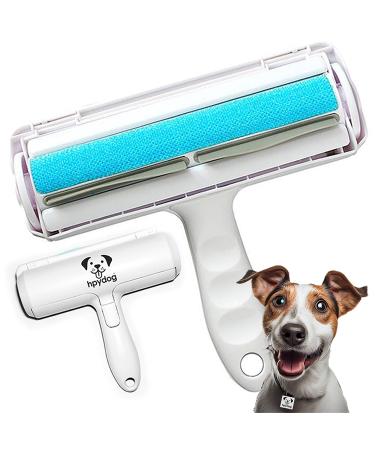 Pet Hair Remover Pet Hair Roller Multi-Surface Fur and Lint Remover - Reusable for Furniture Couch Carpet Car Seats or Bedding - Portable (Blue)