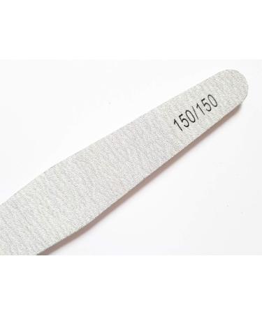 6x Nail Files Zebra DIAMOND Shape Mixed Grit Double Sided Emery Board Pro File - Buy Online on SooperMarket.com