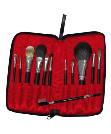 Royal & Langnickel Silk Pro 12-Piece Professional 13-Piece Travel Cosmetic Brush Set