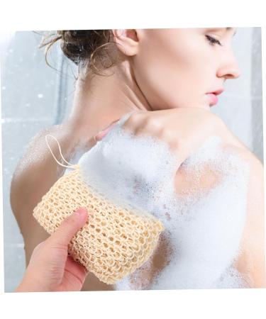 2pcs Sisal Sponge Ball Shower Loofah - Eco-Friendly Bath Scrubber & Mesh Shower Sponge for Deep Cleansing - Buy Online on SooperMarket.com