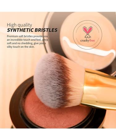 DUcare Dual-Ended Foundation Brush - Perfect for Blending Liquid, Powder, & Cream Makeup - Buy Online on SooperMarket.com