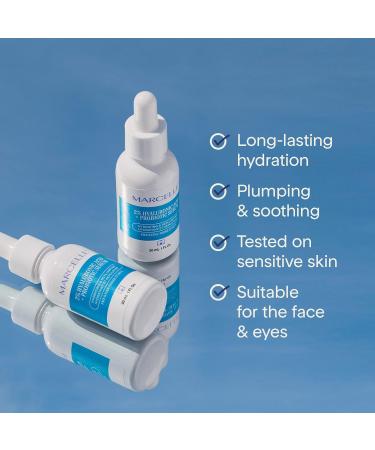 Buy Marcelle 2% Hyaluronic Acid + Probiotic Serum | Vegan Cruelty-Free Oil-Free Hypoallergenic - International Shipping Available - Buy Online on SooperMarket.com