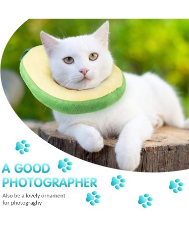 Frienda 2-Piece Adjustable Cat E-Collar | Cute Toast Neck Cone Collar for Kittens and Cats - Buy Online on SooperMarket.com