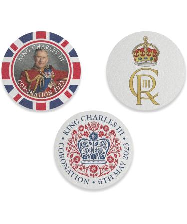 Edible Wafer Coronation Pre-Cut Cupcake Toppers - 24pc - Buy Online on SooperMarket.com