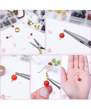 Paxcoo 3200Pcs Jewelry Repair Kit - Jump Rings, Clasps, Earring Hooks for Making Supplies and Findings - Necklace Bracelets Repair - Buy Online on SooperMarket.com