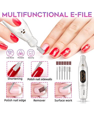 Professional Acrylic Nail Kit for Beginners - Glitter Powder Set with Nail Drill & UV LED Lamp - Buy Online on SooperMarket.com