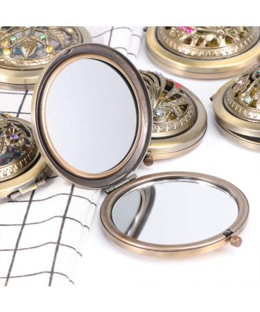 Tinksky Double-sided Folding Compact Makeup Mirror - Random Style - Buy Online on SooperMarket.com