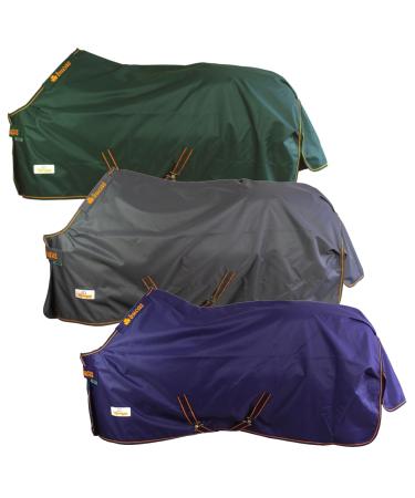 Marengos by Bucas - Weidedecke Stay -Dry 1200d Irish Turnout |Rain blanket & transition ceiling |Breathable & waterproof outdoor ceiling with inner lining & crossing |Gray/orange in size 125cm gray/orange 125cm (Stay-Dry)