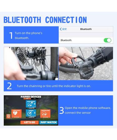 CYCPLUS Dual Module Bicycle Cadence & Speed Sensor - Bluetooth & ANT+ Compatible for Accurate Cycling Metrics - Buy Online on SooperMarket.com