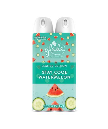 Glade Air Freshener, Room Spray, Stay Cool Watermelon, 8.3 Oz, 2 Count