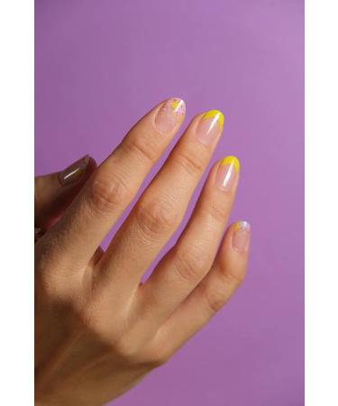 MOYOU LONDON Semi Cured Gel Nail Wraps - 20 Pcs Salon-Quality Manicure Set with Nail File & Cuticle Stick - NailsbyBethany 03 - Buy Online on SooperMarket.com