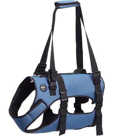 COODEO Dog Lifting Harness - Adjustable Breathable Support for Rehabilitation | Ideal for Old & Disabled Pets - Blue - International Shipping - Buy Online on SooperMarket.com