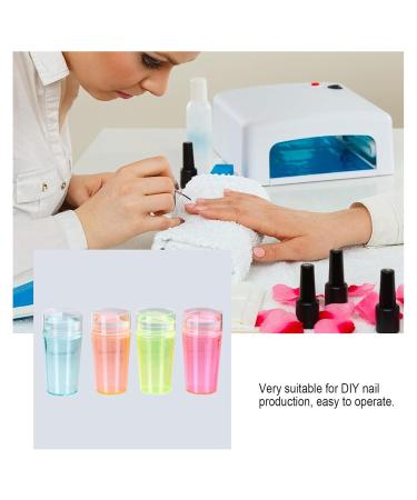 Beaupretty Nail Stamp Pressure Plate Set - 4 Silicone Nail Art Stamps & Tools for Manicure - Glow-in-the-Dark Pebble Gel Accessories - Buy Online on SooperMarket.com