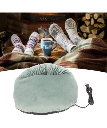 Buy Electrically Heated Foot Warmers for Men & Women - USB Washable Winter Comfort | Cold Feet Solution (30x26cm Black & Green) - Buy Online on SooperMarket.com