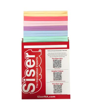 Siser EasyPSV Permanent 12 inch by 12 inch Sheets - Pastel Colors (12 Pack)