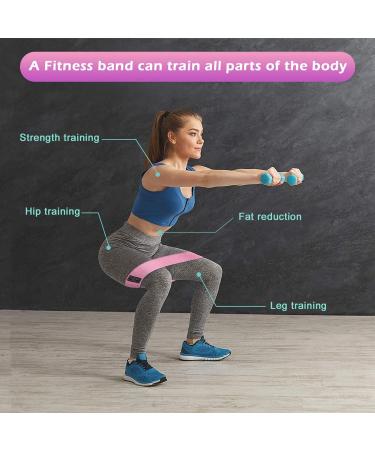 Jateka Fitness Bands Set | Resistance Hip Bands for Leg & Strength Training - 3 Pack for Effective Workouts - Buy Online on SooperMarket.com