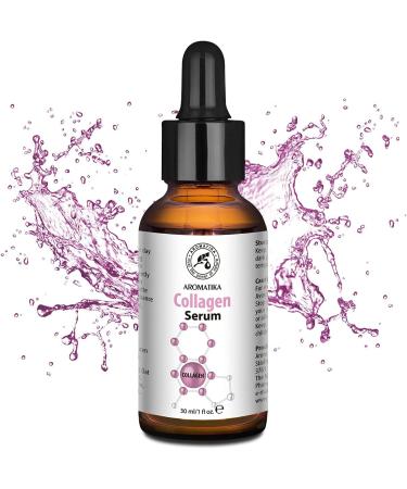 Collagen Face Serum for Face & Skin Care - 30ml Glass Bottle - w/Pure Collagen for All Skin Types - Anti Age Serum - Collagen Booster Serum - Buy Online on SooperMarket.com