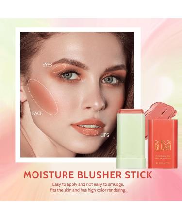 Beautfave 3-in-1 Cream Blush Stick Waterproof & Lightweight Blush for Lip, Cheek, and Eye Pink - Buy Online on SooperMarket.com