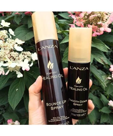 L'ANZA Keratin Healing Oil Smooth Down Spray 3.4 Fl Oz - Hydrating & Smoothing Hair Treatment - Buy Online on SooperMarket.com