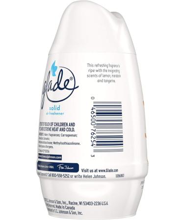 Glade Lemon Fresh Solid Air Freshener Deodorizer for Home & Bathroom - 6 Oz (12 Pack) - Buy Online on SooperMarket.com