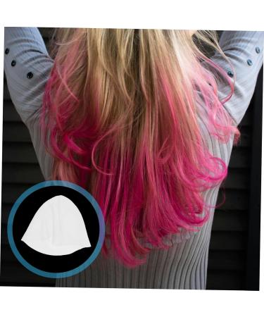 PLAFOPE Silicone Highlighter Cap Caps Hair Highlighting Kit Hair Highlighting Hat Dyeing Color Cap Salon Silicone Cap Silicone Hair Salon Cap Hair Highlight Hat Dye Cap White - Buy Online on SooperMarket.com