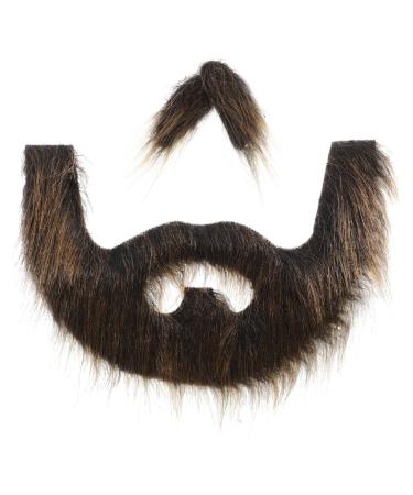 Gogogmee 1 Set Beard Dress up Grey Santa Claus Beard Cosplay Carnival Beard False Facial