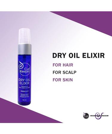 CURL KEEPER Dry Oil Elixir (1 oz) Omega 3-6-9 Rich Formula - Buy Online on SooperMarket.com