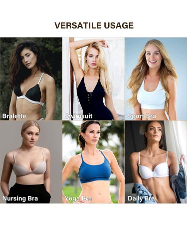 Bra Pads Inserts 3 Pairs - Nimiah Sewn Edges A/B C/D D/E Cup Sizes | Beige Black White Options | Small-Medium Size - Buy Online on SooperMarket.com