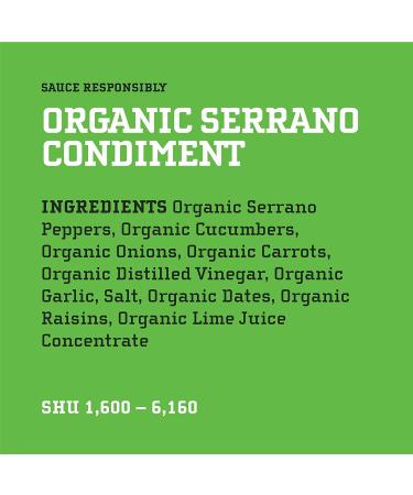 Organic Serrano Hot Sauce by Yellowbird - Spicy, Gluten-Free & Non-GMO - 9.8oz - Buy Online on SooperMarket.com