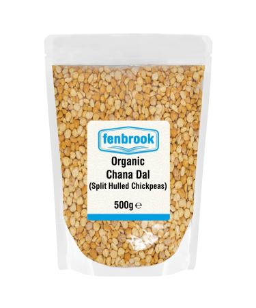 Organic Chana Dal (Split Hulled Chickpeas) 500g | Certified Organic by Fenbrook Organic