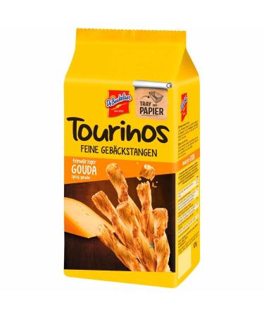 De Beukelaer Tourinos Cheese Pastry Sticks with Gouda - 125g - Gourmet Snack for International Shipping - Buy Online on SooperMarket.com